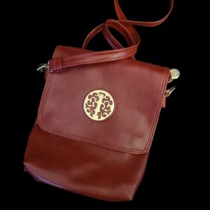 Dasein Faux Leather Crossbody Bag